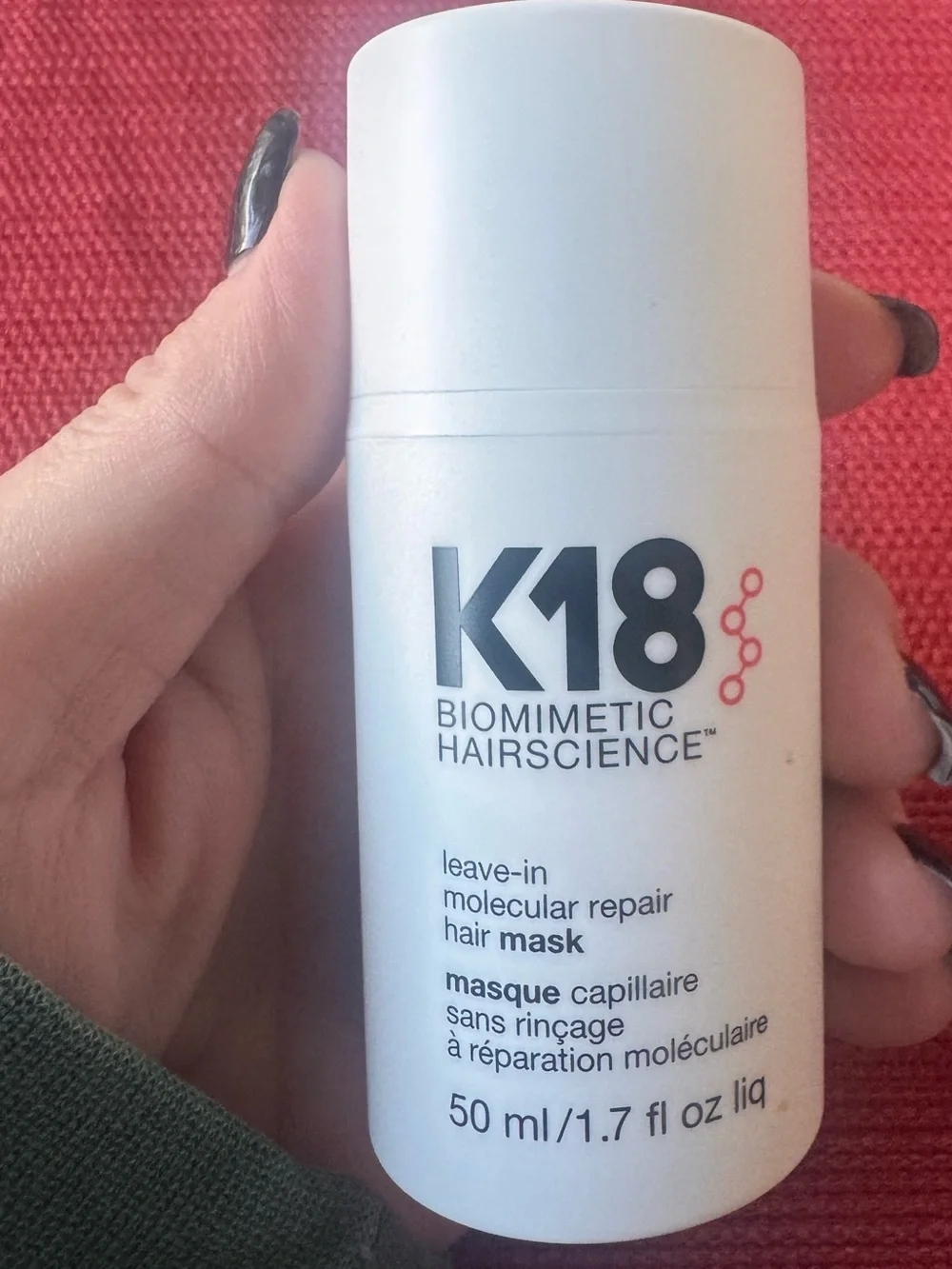 K18 Leave-In Molecular Repair Hair Mask – 1.7 oz / 50 mL